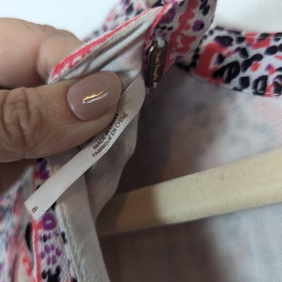 Free People Tegan Border Printed Flare Sleeve Mini Dress - Picture 9 of 13